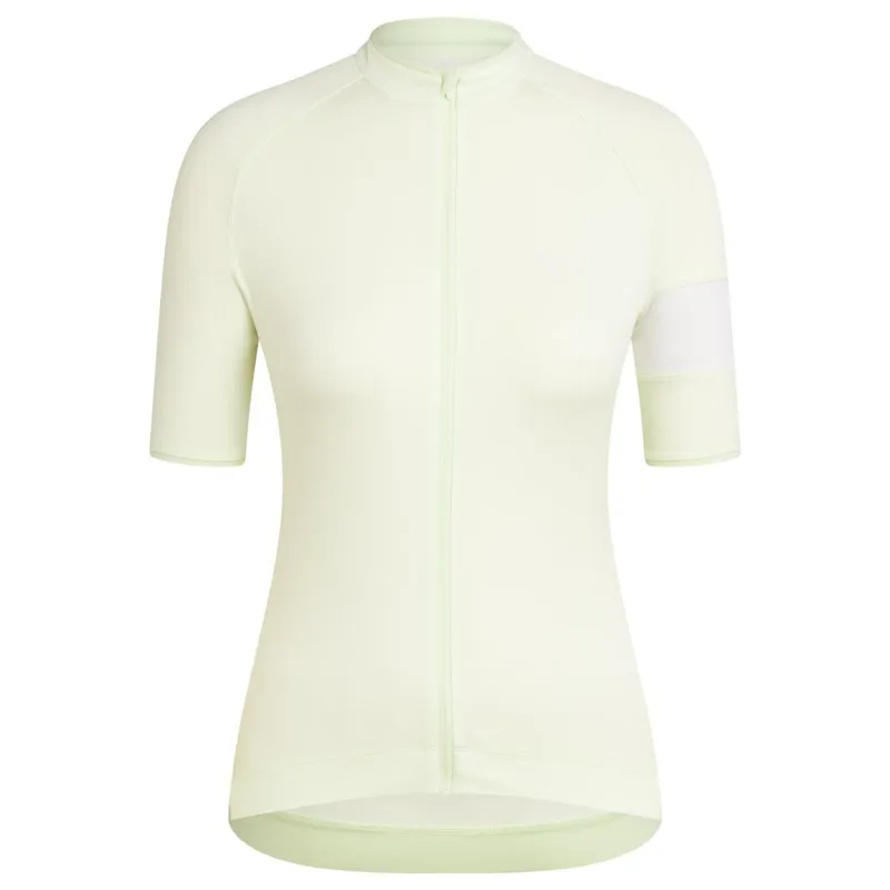 Rapha Womens Core Jersey in Light Green and White